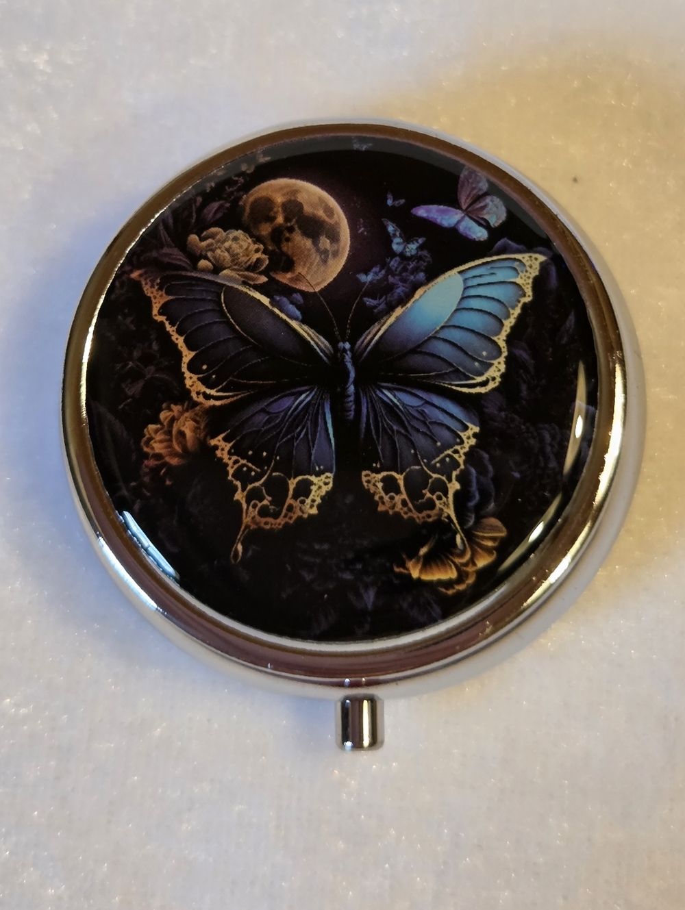 New Decorative Butterfly Themed Pill Box.